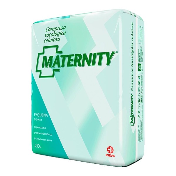 Maternity Bolsa 20 Compresas Tocológicas De Algodón...