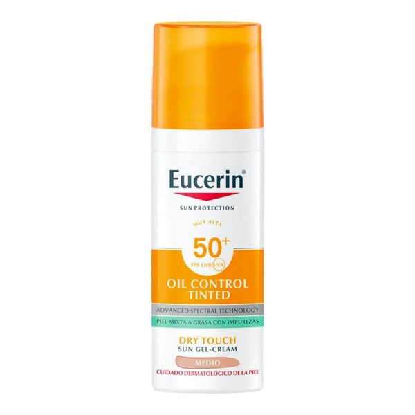 Eucerin Oil Control Color Medio SPF50+ 50ml
