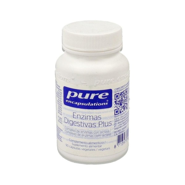 Pure Enzimas Digestivas Plus 90 Vcaps