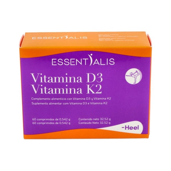 Heel Essentialis Vitamina D3 Vitamina K2 60 Comp
