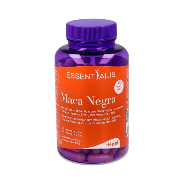 Heel Essentialis Maca Negra 120 Caps